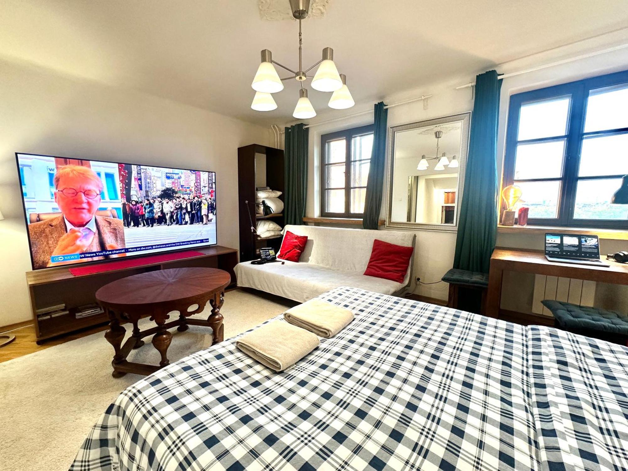 Old Town Best View Wifi 300 Mb/S Huge Screen Netflix Appletv Amazontv Warschau Exterior foto